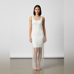 Elegant Dress with pearls